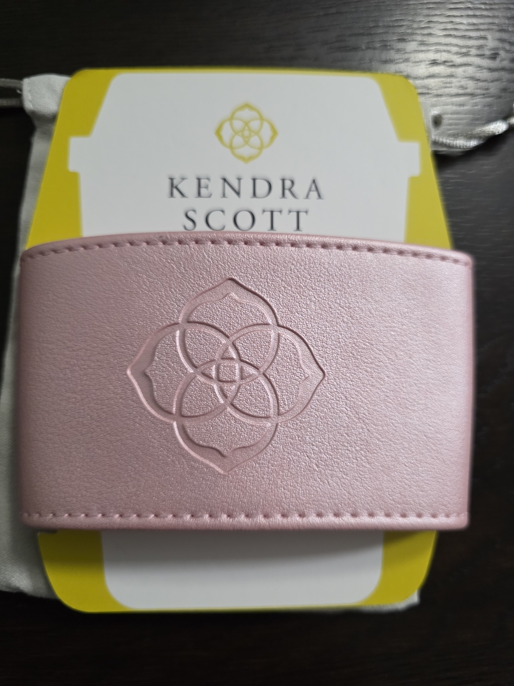 Kendra Scott Blush Pink Coffee Sleeve